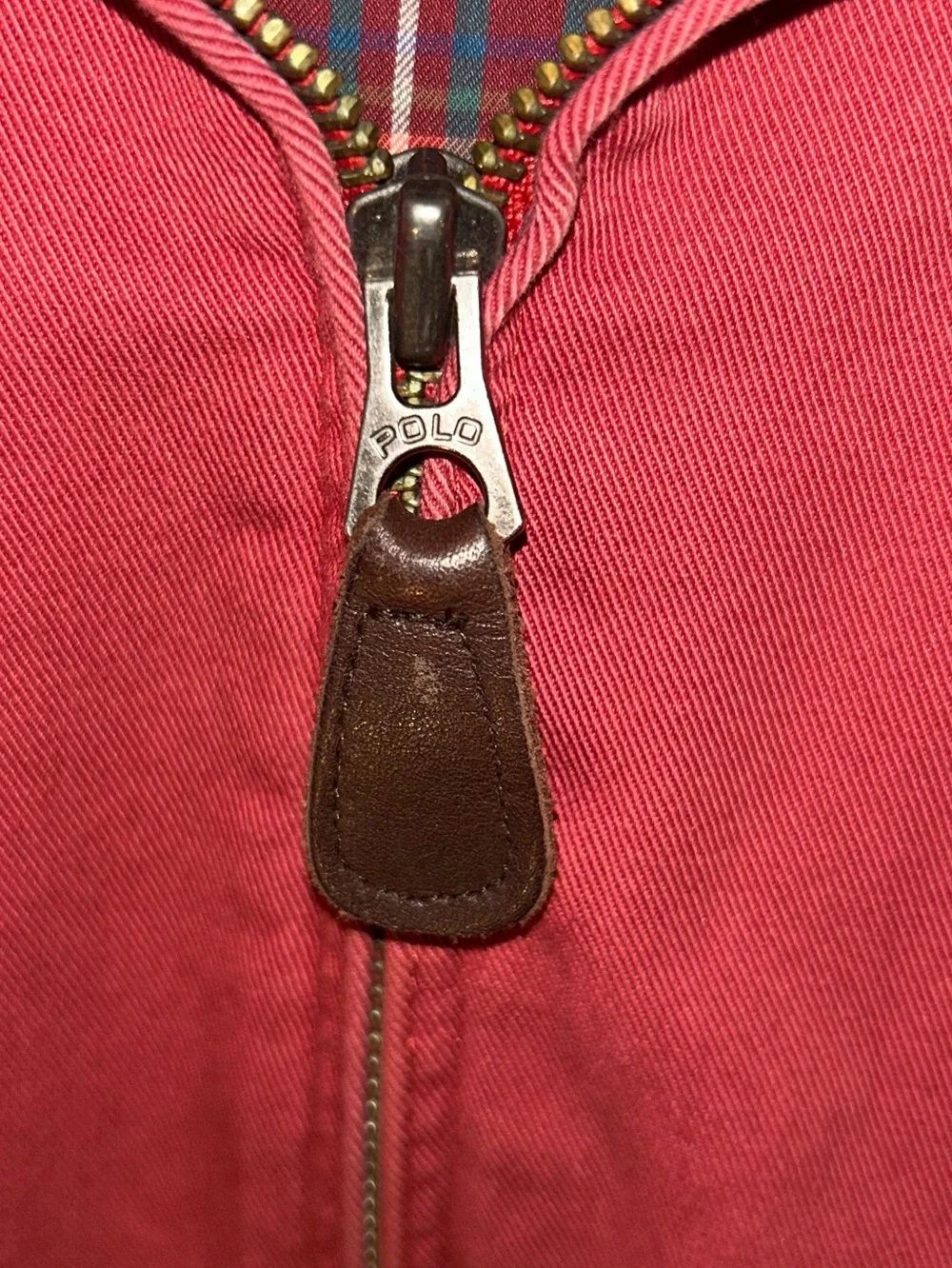 Vintage Polo Ralph Lauren Red Harrington Jacket Men’s XXL